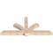 Ekena Millwork Redmond Smooth Timber Gable Bracket, Douglas Fir, 84"W x 38"H x 5 1/2"D x 5 1/2"F, 11/12 Pitch GBW084X38X0606RED00SDF - alternate 4